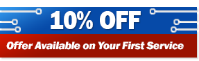 10% Off - Offer Available on Your First Service